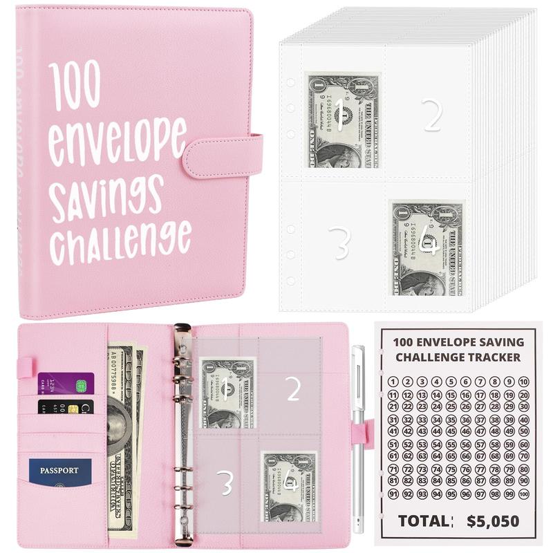 100 Envelopes Money Saving Challenge